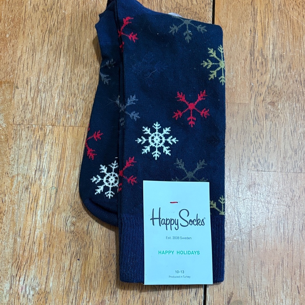 NWT CHRISTMAS HAPPY SOCKS MENS